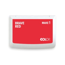 Tampón Make1 Color Rojo Valiente 50X90 Mm Colop 155111
