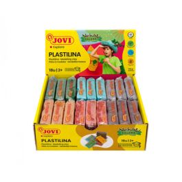 Caja Plastilina 18 Pastillas de 50Gr Gama Nature Colores Surtidos (3 Uds X Color) Jovi 70/18N