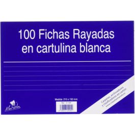Mariola Ficha Rayada 215x160 mm Cartulina 180 gr Blanco Paquete De 100 Nº5 Precio: 2.95000057. SKU: B1FC2RYLR2