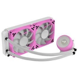 Aerocool NMIRAGEL240PK, Refrigeración Líquida CPU, 2 Ventiladores 12cm ARGB, TDP 400W, Rosa