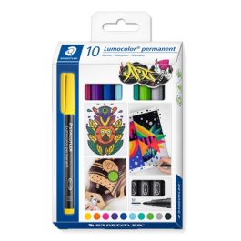 Staedtler Lumocolor 317 C10 marcador permanente Surtido Colores surtidos 10 pieza(s) Precio: 19.94999963. SKU: B1K89WWGN7