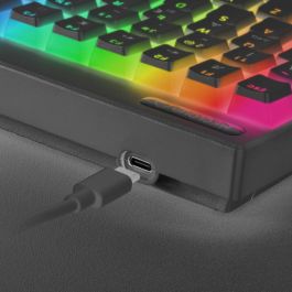 Mars Gaming MKCLOUD Teclado Inalámbrico RGB Negro Switch Rojo Portugués