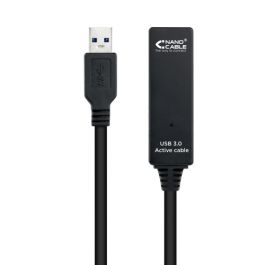 Cable Alargador USB TooQ 10.01.0313 Negro 15 m 5 Gbps