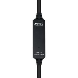 Cable Alargador USB TooQ 10.01.0313 Negro 15 m 5 Gbps