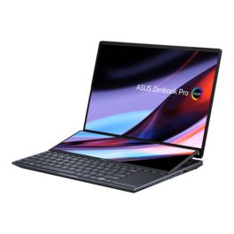 ASUS ZenBook Pro 14 Duo OLED UX8402ZE-M3023W - Portátil 14.5" WQXGA+ (Core i9-12900H, 32GB RAM, 1TB SSD, GeForce RTX 3050 Ti 4GB, Windows 11 Home) Negro tecnológico - Teclado QWERTY español
