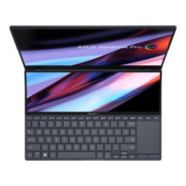 ASUS ZenBook Pro 14 Duo OLED OLED UX8402ZE-M3050W - Portátil 14.5" WQXGA+ (Core i7-12700H, 16GB RAM, 512GB SSD, GeForce RTX 3050 Ti 4GB, Windows 11 Home) Negro tecnológico- Teclado QWERTY español