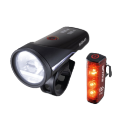 Sigma Sport Aura 100 Set + Blaze Link Iluminación trasera + iluminación delantera (set) LED