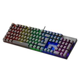 Mars Gaming MK422 Negro Teclado Gaming RGB Switch Mecánico Marrón Idioma Portugués