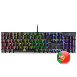 Mars Gaming MK422 Negro Teclado Gaming RGB Switch Mecánico Rojo Idioma Portugués
