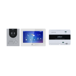 (Dhi-Ktd01L(S)) Dahua Kit de Videoportero Ip Compuesto por 1X Videoportero (Vto2202F-P-S2) 1X Monitor (Vth5422Hw) 1X Switch (Dhi-Vtns1001B-2) Precio: 370.95000008. SKU: B1D5594WNF