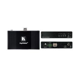 Kramer 676R Receptor AV Fibra HDMI 4K@60Hz (4:4:4) Extensor Ultra Alcance hasta 33km con SFP+ Multimodo Negro