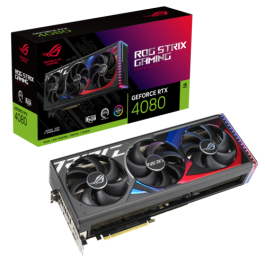 ASUS ROG Strix GeForce RTX 4080 16GB GDDR6X NVIDIA ASUS ROG Strix GeForce RTX 4080 16GB GDDR6X NVIDIA