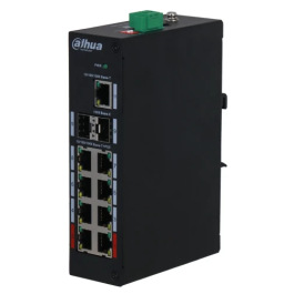(Dh-Pfs3211-8Gt-V2) Dahua Switch Industrial L2 8 Puertos Gigabit + 1 Uplink Gigabit + 2 Sfp
