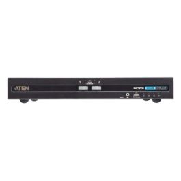 ATEN Switch KVM de Seguridad Avanzada HDMI USB 2 Puertos CS1182H4C-AT-G con CAC PSD PP v4.0 NIAP Certificado 4K UHD 60Hz