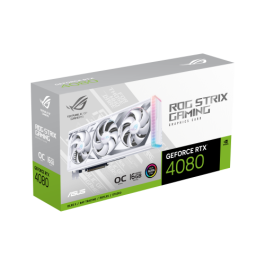 ASUS ROG -STRIX-RTX4080-O16G-WHITE NVIDIA GeForce RTX 4080 16 GB GDDR6X ASUS ROG -STRIX-RTX4080-O16G-WHITE NVIDIA GeForce RTX 4080 16 GB GDDR6X