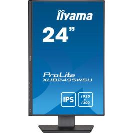iiyama ProLite XUB2495WSU-B5 pantalla para PC 61,2 cm (24.1") 1920 x 1200 Pixeles WUXGA LCD Negro