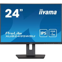 iiyama ProLite XUB2495WSU-B5 pantalla para PC 61,2 cm (24.1") 1920 x 1200 Pixeles WUXGA LCD Negro