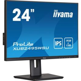 iiyama ProLite XUB2495WSU-B5 pantalla para PC 61,2 cm (24.1") 1920 x 1200 Pixeles WUXGA LCD Negro