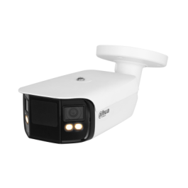 (DH-IPC-PFW5849P-A180-E2-ASTE-0360B) DAHUA CÁMARA IP BULLET PANORÁMICA TIOC DUO WDR WIZSENSE 2X4MP LED IR &amp; LUZ CÁLIDA IP67 ALARMA SONIDO / LUZ AZUL&amp;ROJA 3.6MM POE Precio: 452.2858994555. SKU: B16RE7HK5M