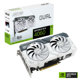 ASUS Dual -RTX4060-8G-WHITE NVIDIA GeForce RTX­ 4060 8 GB GDDR6