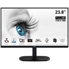 MSI Pro MP245V pantalla para PC 60,5 cm (23.8") 1920 x 1080 Pixeles Full HD LCD Negro