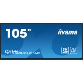 iiyama PROLITE Pizarra de caballete digital 2,74 m (108") LED Wifi 450 cd / m² 5K Ultra HD Negro Pantalla táctil Procesador incorporado Android 24/7