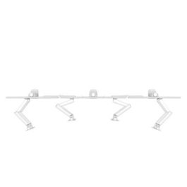 Vogel's MOMOC202S Adaptador de Tubo para Componentes de Barra de Interfaz para Brazo de Monitor, Motion, Blanco