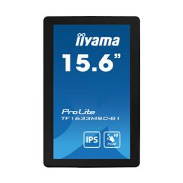 IIYAMA TF1633MSC-B1 Monitor Táctil 15.6" Multi-Touch HDMI+DP Negro para Comercio Minorista