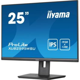 iiyama XUB2595WSU-B5 Monitor Prolite 25" (1920x1200) LED IPS 16:10 4ms VGA HDMI DP USB Pivot Negro