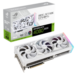 ASUS ROG -STRIX-RTX4080S-16G-WHITE NVIDIA GeForce RTX 4080 SUPER 16 GB GDDR6X ASUS ROG -STRIX-RTX4080S-16G-WHITE NVIDIA GeForce RTX 4080 SUPER 16 GB GDDR6X