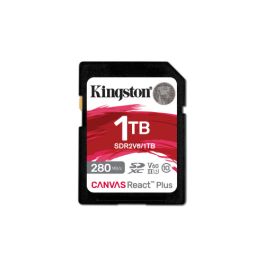 Kingston Technology Canvas React Plus 1 TB SDXC UHS-II Clase 10 Precio: 261.94999963. SKU: B17BZ889XY