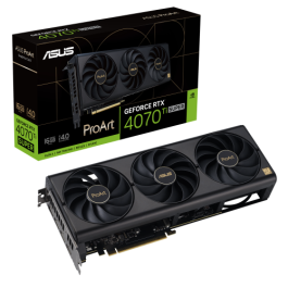 ASUS ProArt -RTX4070TIS-16G NVIDIA GeForce RTX 4070 Ti SUPER 16 GB GDDR6X ASUS ProArt -RTX4070TIS-16G NVIDIA GeForce RTX 4070 Ti SUPER 16 GB GDDR6X