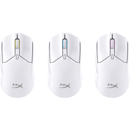 Ratón Gaming Hyperx Pulsefire Blanco 26000 DPI