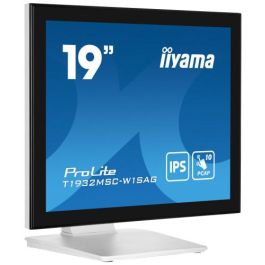 iiyama ProLite T1932MSC-W1SAG pantalla para PC 48,3 cm (19") 1280 x 1024 Pixeles Full HD LED Pantalla táctil Mesa Blanco iiyama ProLite T1932MSC-W1SAG pantalla para PC 48,3 cm (19") 1280 x 1024 Pixeles Full HD LED Pantalla táctil Mesa Blanco