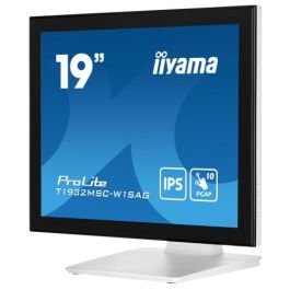 iiyama ProLite T1932MSC-W1SAG pantalla para PC 48,3 cm (19") 1280 x 1024 Pixeles Full HD LED Pantalla táctil Mesa Blanco iiyama ProLite T1932MSC-W1SAG pantalla para PC 48,3 cm (19") 1280 x 1024 Pixeles Full HD LED Pantalla táctil Mesa Blanco