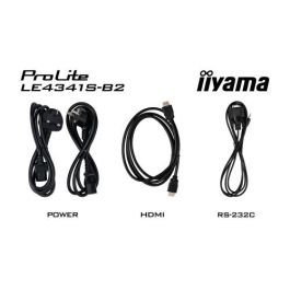 iiyama 43" 1920x1080, IPS panel, 1% Haze, Landscape mode, Speakers 2x 10W, 18/7 iiyama 43" 1920x1080, IPS panel, 1% Haze, Landscape mode, Speakers 2x 10W, 18/7