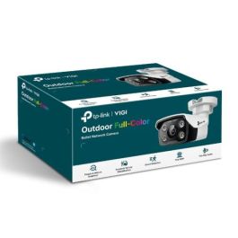 TP-LINK VIGI C350(6MM) Cámara de Seguridad IP Exterior Bala, 2880 x 1620 Pixeles, Negro/Blanco, Cable
