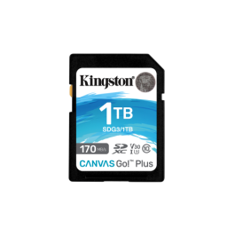 Kingston Technology Canvas Go! Plus 1 TB SD UHS-I Clase 10 Precio: 107.94999996. SKU: B1E84CHSWE