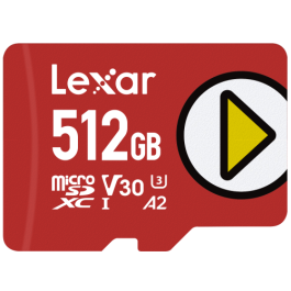 Lexar PLAY microSDXC UHS-I Card 512 GB Clase 10 Precio: 66.95000059. SKU: B1HMSN5CVQ