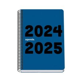 Agenda Escolar 2024-2025 Tamaño A5 Tapa Polipropileno Día Página Memory Basic Azul Dohe 51755