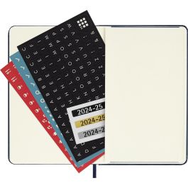 Agenda 18 Meses 2024-2025 Semanal P (9 X 14 Cm) Azul Zafiro Tapa Dura Moleskine DHB2018WN2Y25