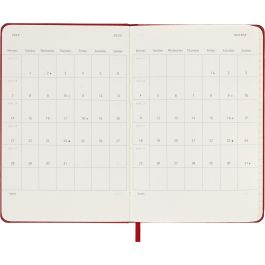 Agenda 18 Meses 2024-2025 Semanal P (9 X 14 Cm) Rojo Escarlata Tapa Dura Moleskine DHF218WN2Y25 Agenda 18 Meses 2024-2025 Semanal P (9 X 14 Cm) Rojo Escarlata Tapa Dura Moleskine DHF218WN2Y25