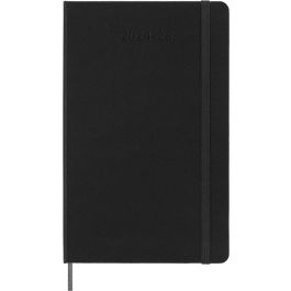 Agenda 18 Meses 2024-2025 Diaria L (13 X 21 Cm) Negra Tapa Dura Moleskine DHB18DC3Y25