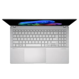 ASUS Vivobook S 15 OLED S5507QA-MA006W Copilot+ PC - Ordenador Portátil 15.6" Wide Quad HD+ 120Hz (Qualcomm Snapdragon X1E78100, 16GB RAM, 1TB SSD, Adreno GPU, Windows 11 Home) Plata Fría - Teclado QWERTY español