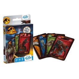 Juego De Cartas 4 En 1 Jurassic World 10028049 Fournier