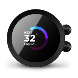 NZXT Kraken 240 RGB Procesador Sistema de refrigeración líquida todo en uno 12 cm Negro 1 pieza(s)