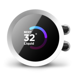 NZXT Kraken 280 RGB Procesador Sistema de refrigeración líquida todo en uno 14 cm Blanco 1 pieza(s)