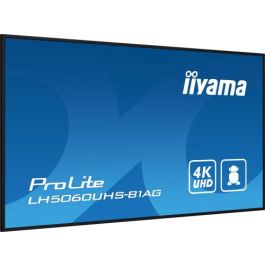 iiyama LH5060UHS-B1AG pantalla de señalización Pizarra de caballete digital 125,7 cm (49.5") LED Wifi 500 cd / m² 4K Ultra HD Negro Procesador incorporado Android 11 24/7