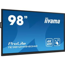 iiyama TE9812MIS-B3AG pantalla de señalización Diseño de quiosco 2,49 m (98") LCD Wifi 400 cd / m² 4K Ultra HD Negro Pantalla táctil Procesador incorporado Android 11 24/7