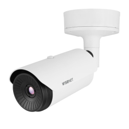 Hanwha TNO-3040T Cámara de Seguridad IP Exterior Bala, 320x240 Pixeles, Ángulo de Visión 11.5°, IP66, Sensor de Movimiento